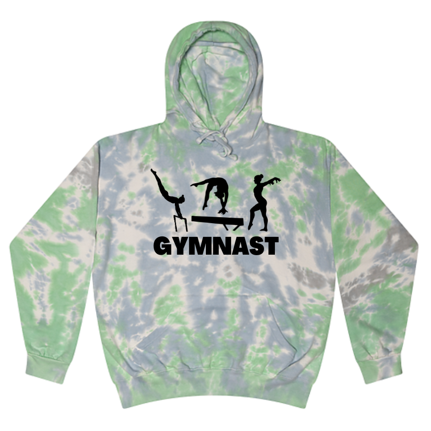 Trio Gymnast Tie-Dye Hoodie