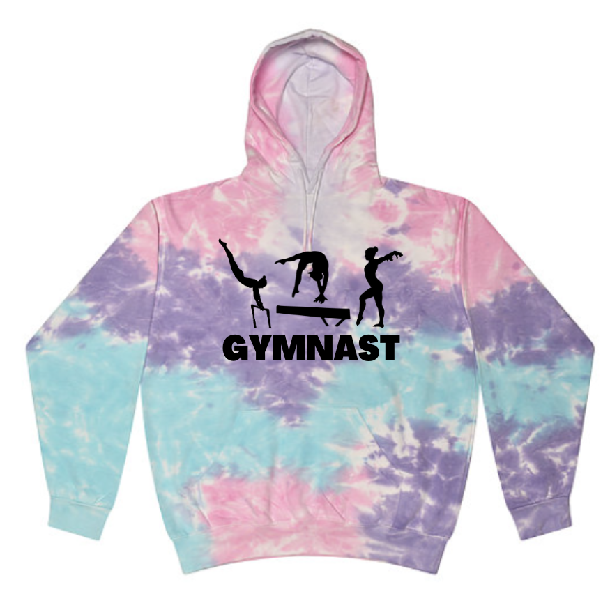 Trio Gymnast Tie-Dye Hoodie