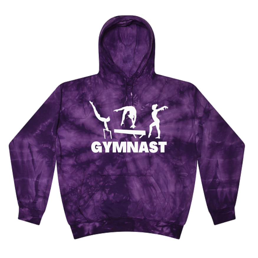 Trio Gymnast Tie-Dye Hoodie