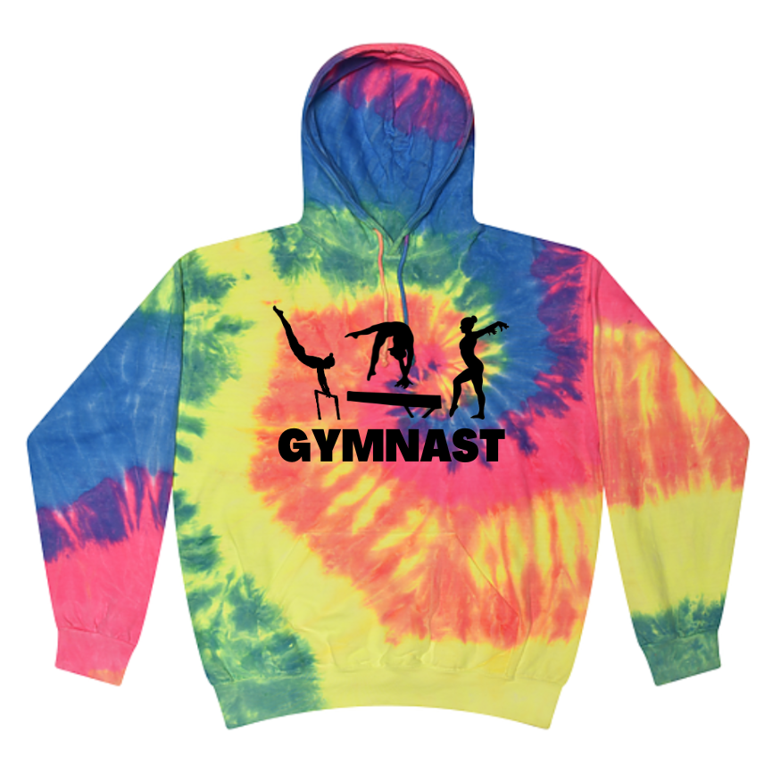 Trio Gymnast Tie-Dye Hoodie
