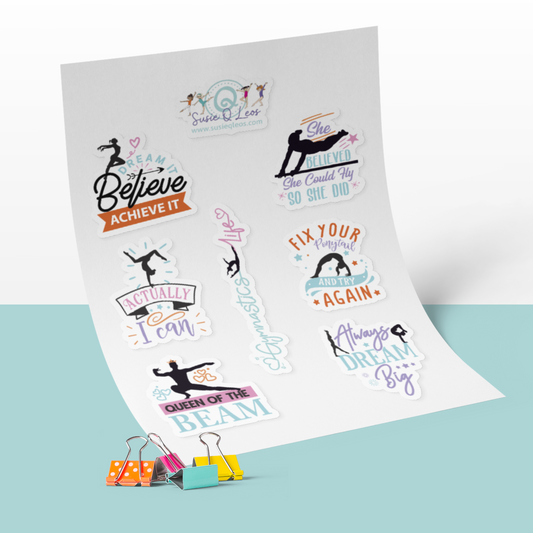 Girls Single Sticker Sheet