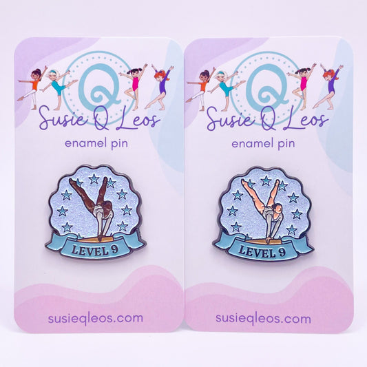 Level 9 Enamel Pin