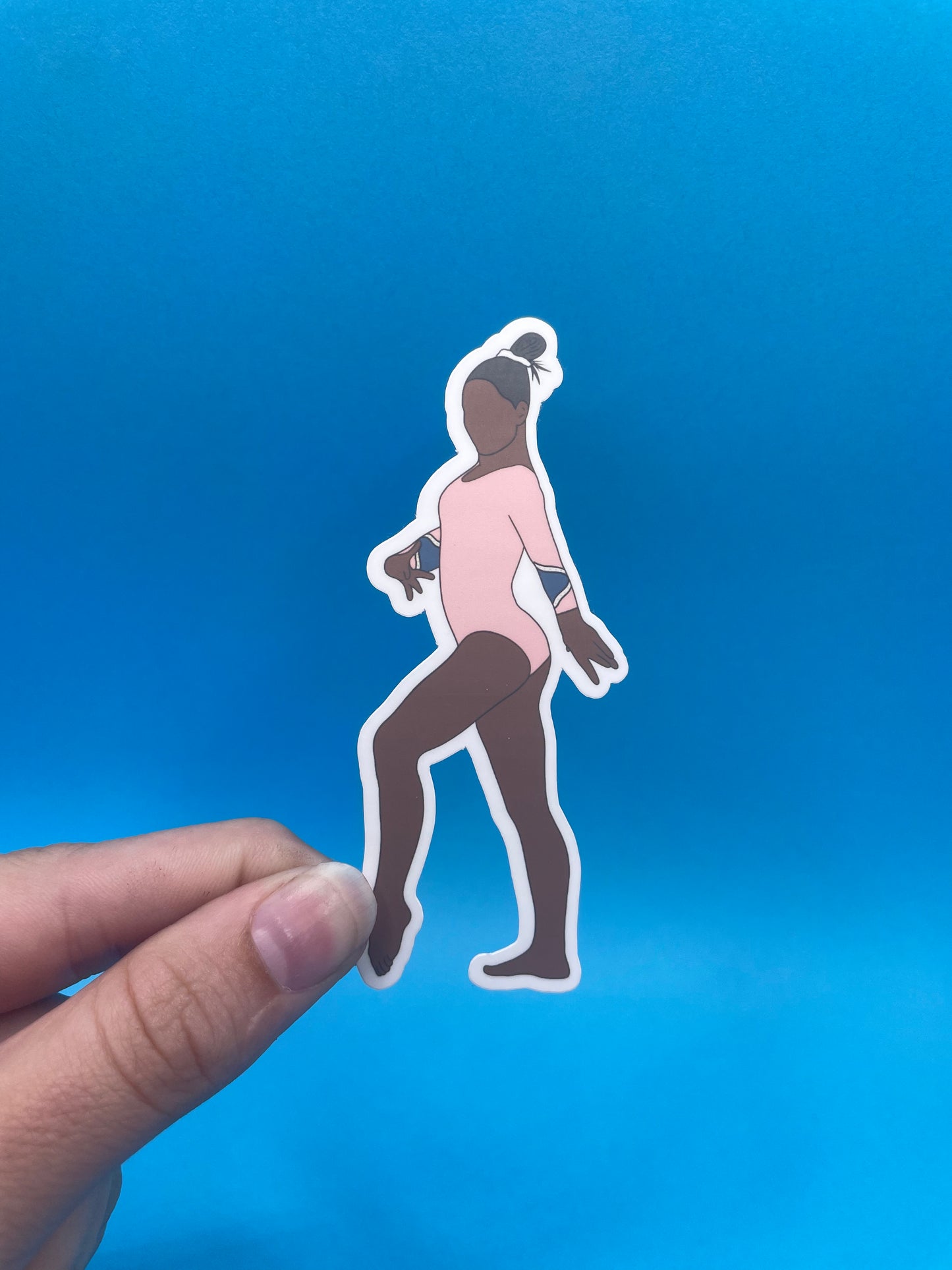 Floor Sticker - Dark Skin Tone