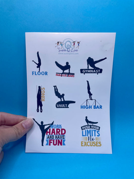 Boys Single Sticker Sheet