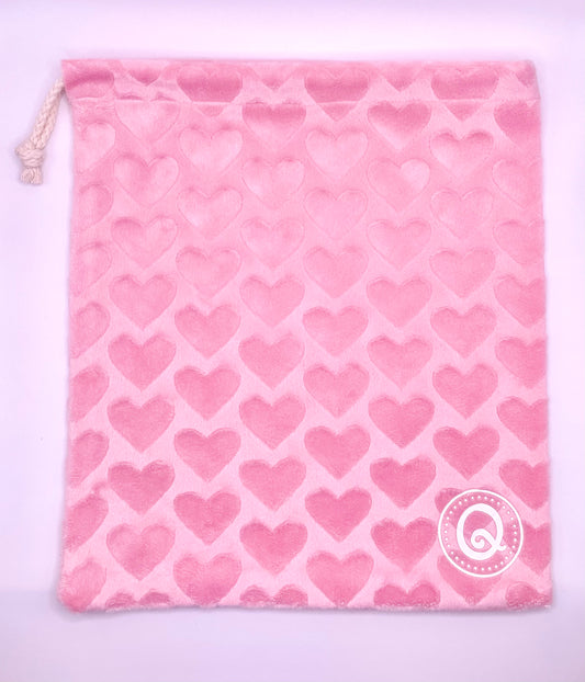Pink Hearts Grip Bag