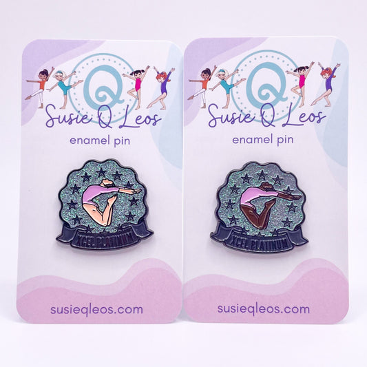 XCEL Platinum Enamel Pin