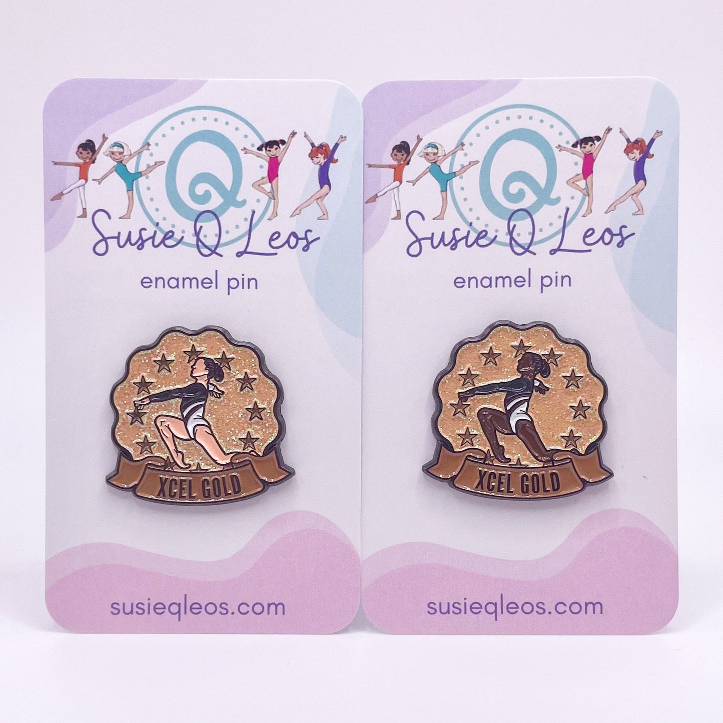 XCEL Gold Enamel Pin