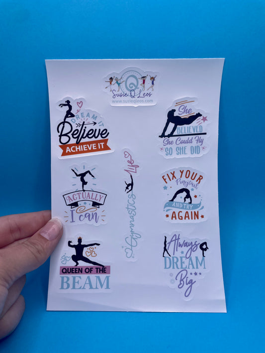 Girls Single Sticker Sheet