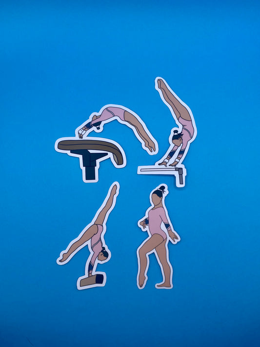 Individual Stickers 4 pack - Light Skin Tone