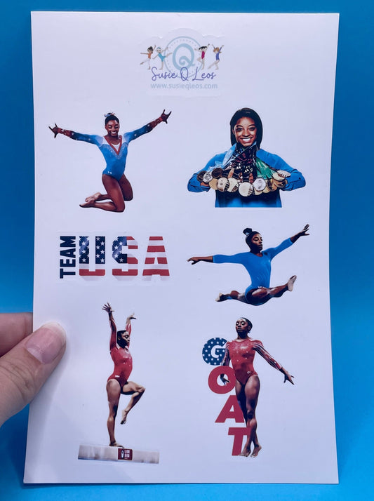 Simone Single Sticker Sheet