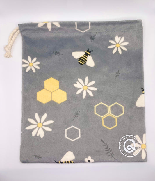 Bees & Flowers Grip Bag